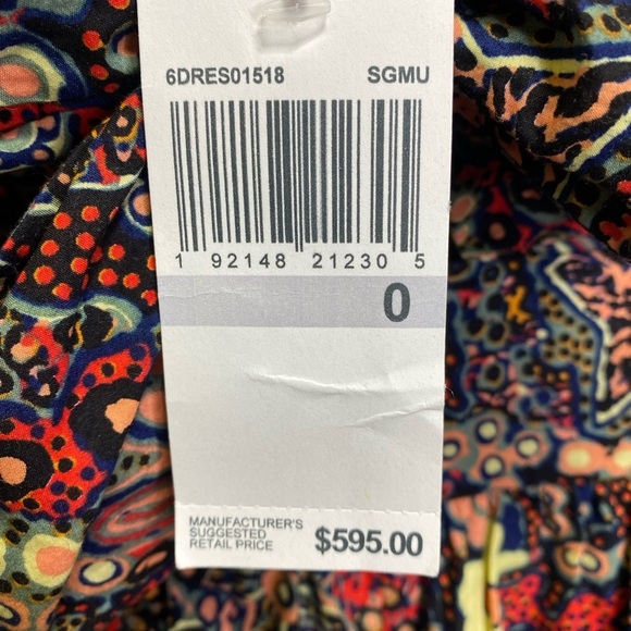 A.L.C. LAURA FLORAL PRINT CUT OUT MAXI DRESS in Sangria Multi NWT Size 2 - Picture 8 of 12